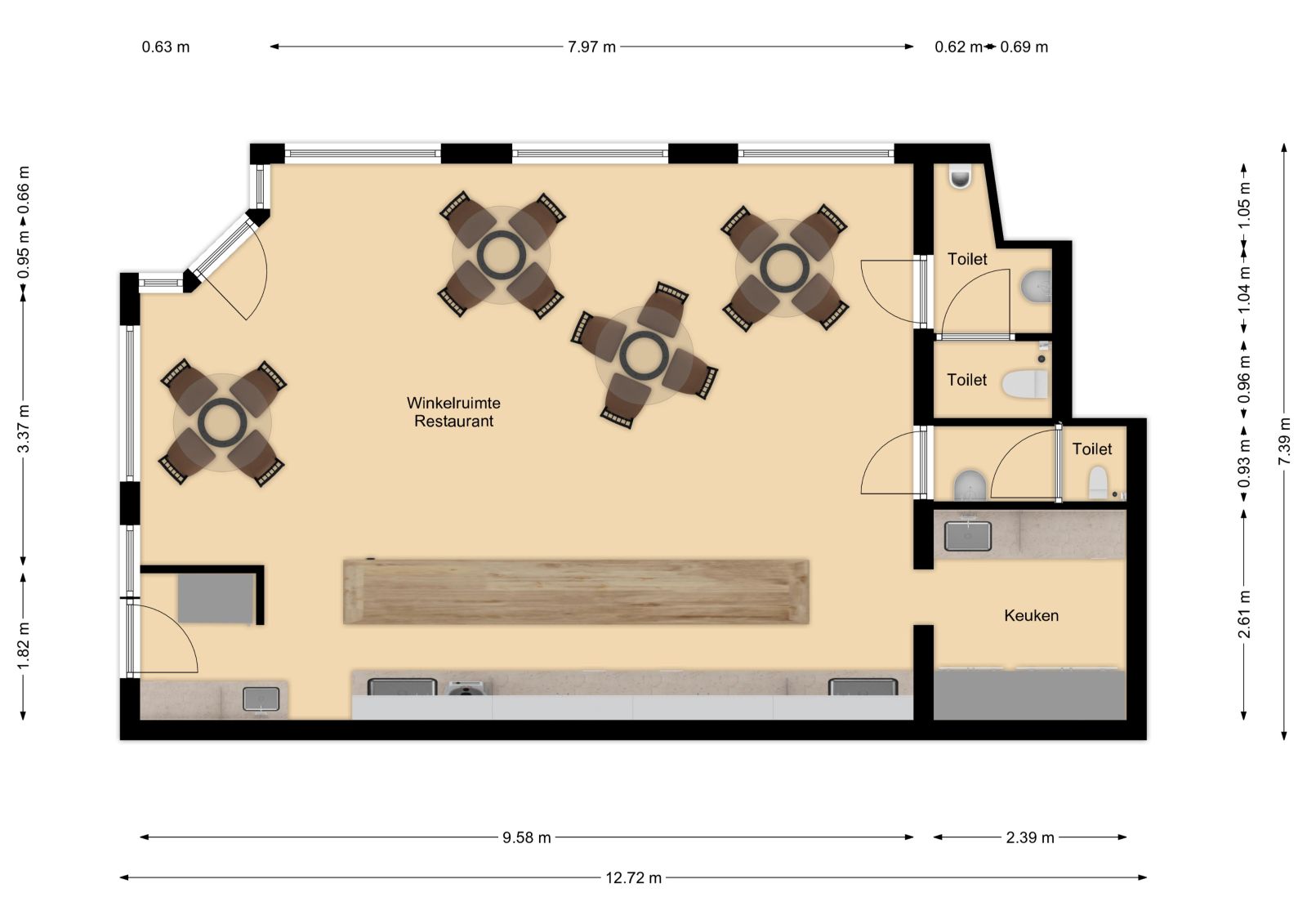 Foto 1 van 3: Horeca beleggingspanden te koop in Hengelo, Overijssel — BELEGGINGSPAND TE KOOP HENGELO OVERIJSSEL €375.000 K.K.