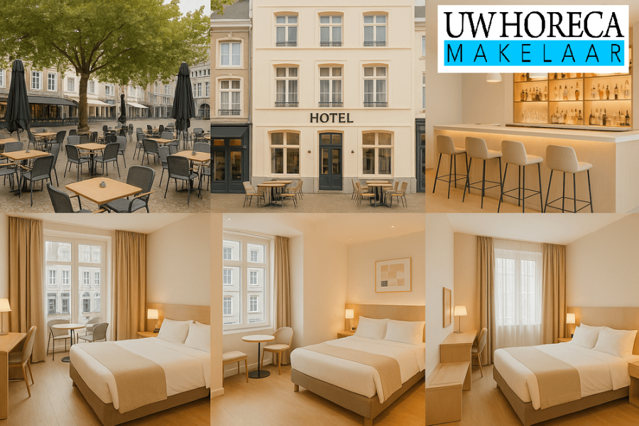 Hotel-restaurant ter overname in Maastricht, Limburg — Hotel centrum Maastricht 23 kamers