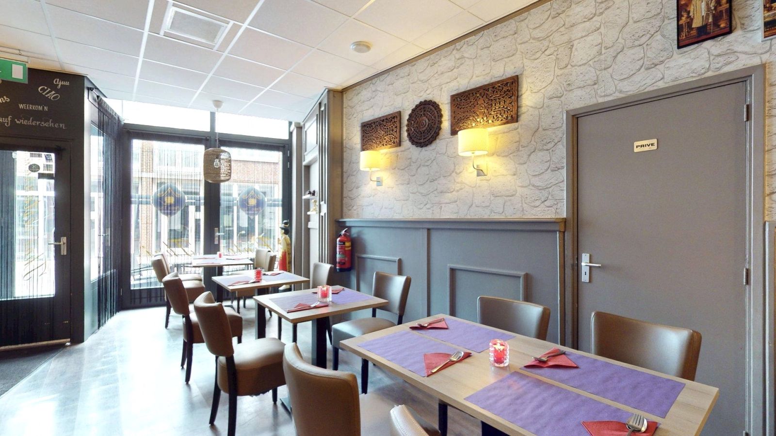 Foto 3 van 14: Restaurant ter overname in Enschede, Overijssel — Enschede – Thais restaurant Pinto Thai gelegen in het centrum van Enschede