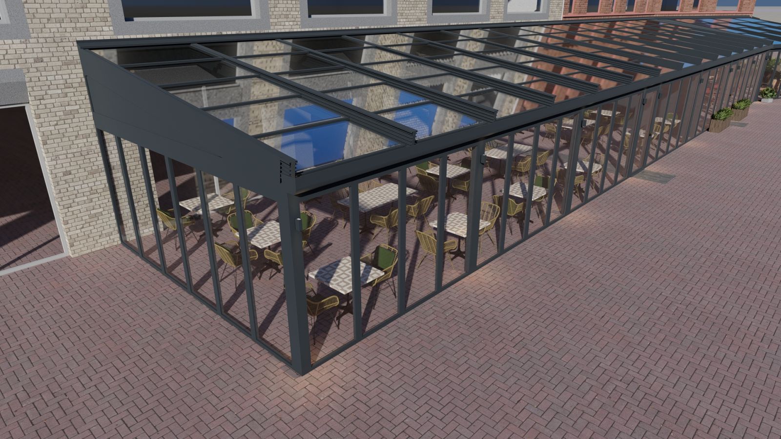 Foto 3 van 4: Restaurant ter overname in Hengelo, Overijssel — Nieuwbouw casco horecaruimte centrum Hengelo
