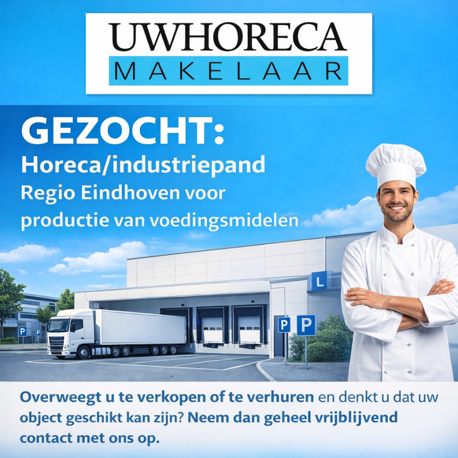 Catering/traiteurbedrijf ter overname in Eindhoven, Noord-Brabant — GEZOCHT regio Eindhoven productiekeuken