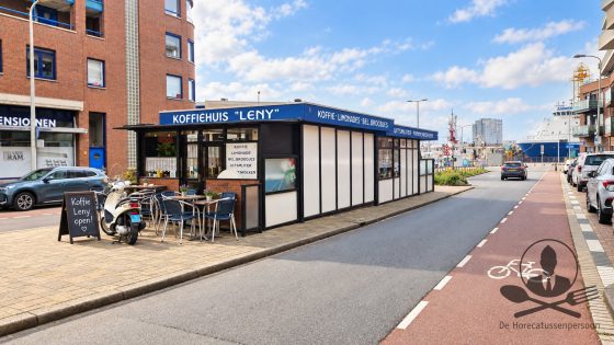 Café ter overname in 's-Gravenhage, Zuid-Holland — Koffiehuis Leny in de haven van Scheveningen te koop